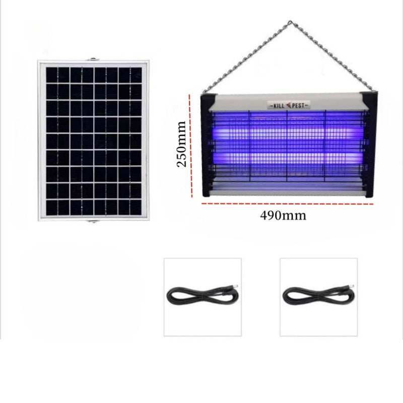 Llampada antimosca de l'Àsia a energia solar per a jardí