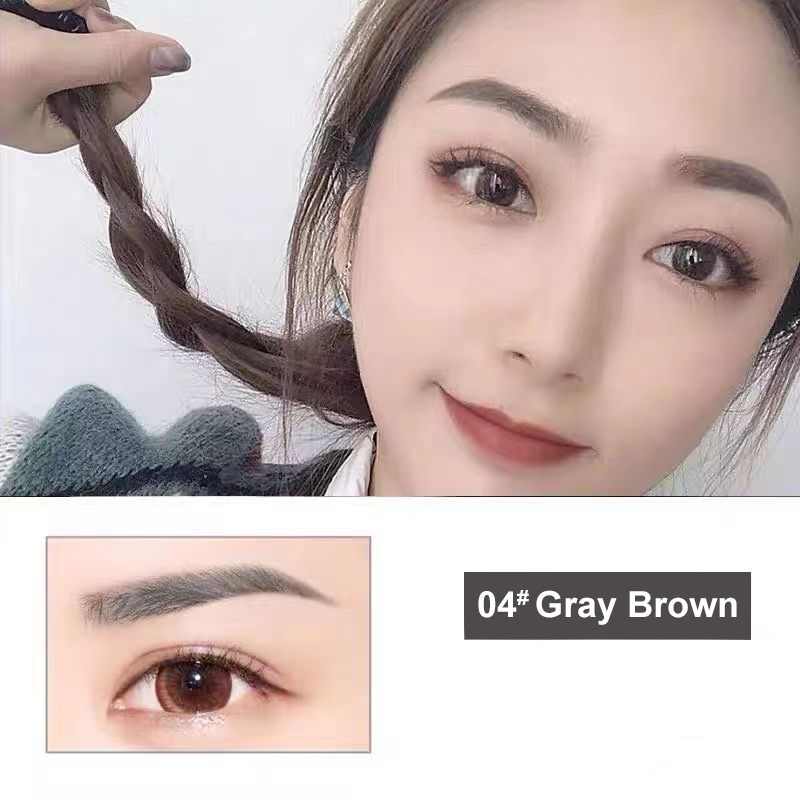 Crayon à sourcils 4 pointes waterproof effet poils naturels
