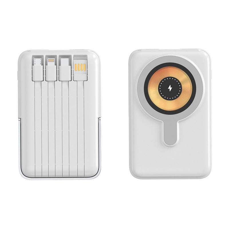 Batterie externe magnétique sans fil 10 000 mAh avec support