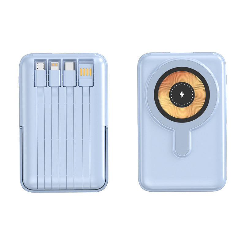 Batterie externe magnétique sans fil 10 000 mAh avec support