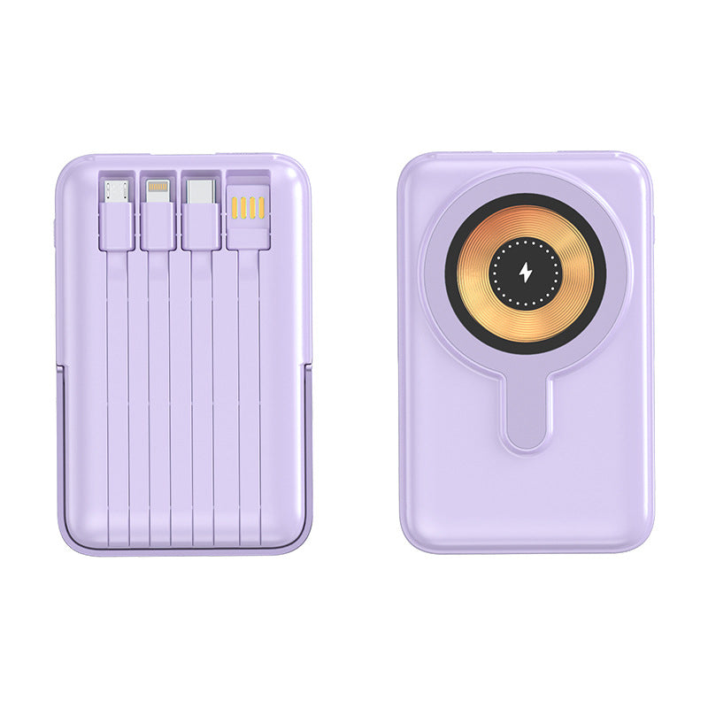 Batterie externe magnétique sans fil 10 000 mAh avec support