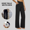 Pantalón amplio de tiro alto, de la oficina al yoga