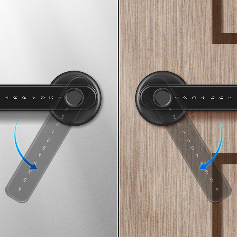 Tirador de porta intel·ligent amb lector d'empremtes dactilars