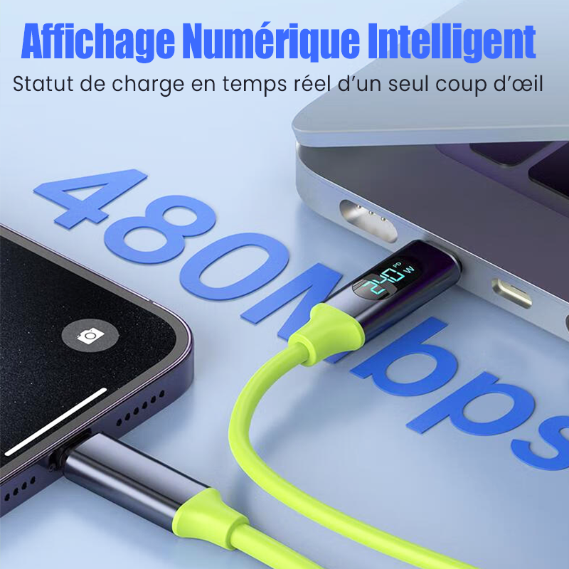 Cavo di ricarica rapida da 240 W, compatibile con l'iPhone