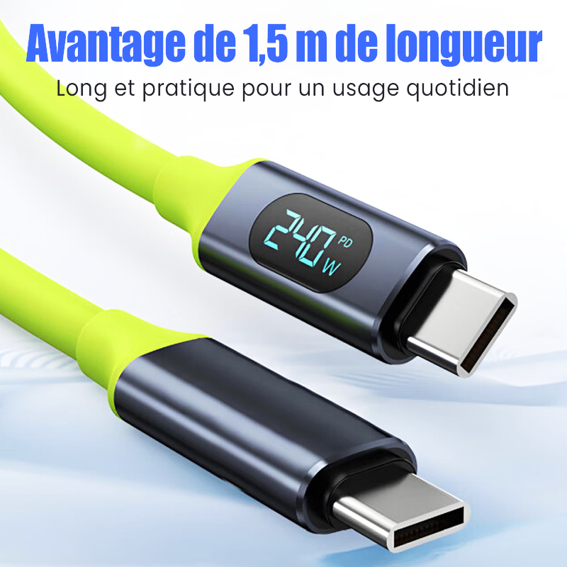 Cavo di ricarica rapida da 240 W, compatibile con l'iPhone