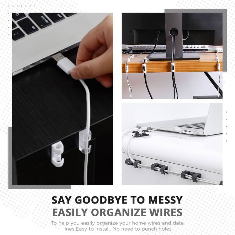 Organizador de cables autoadhesivo