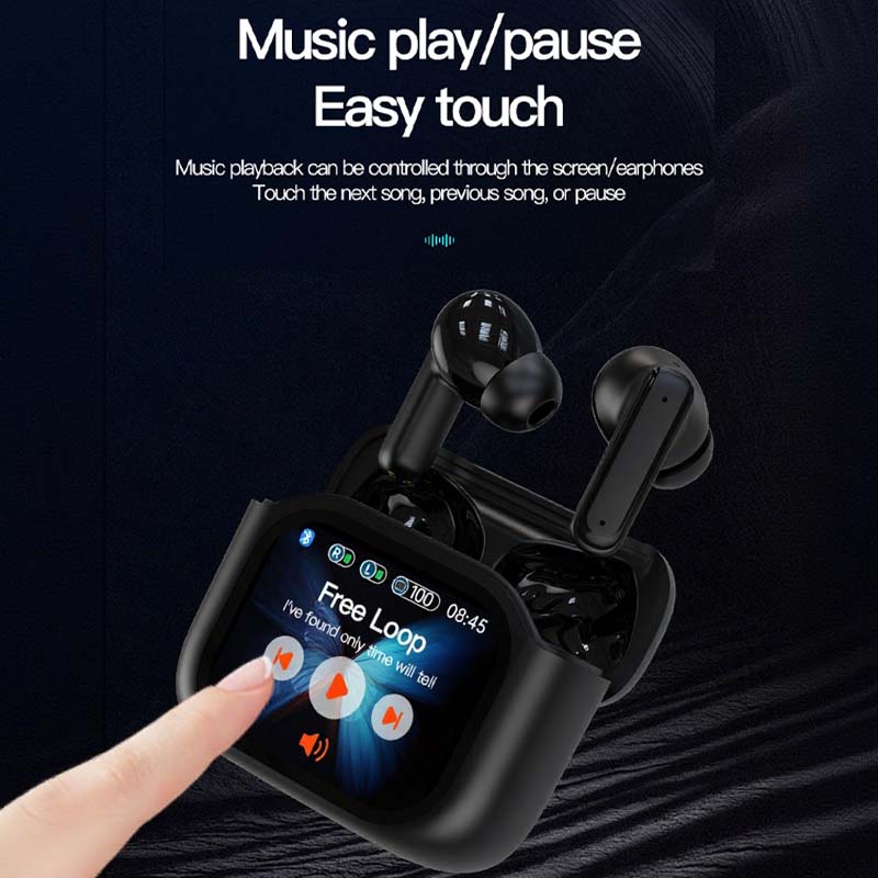 Écouteurs tactiles ultra-compacts