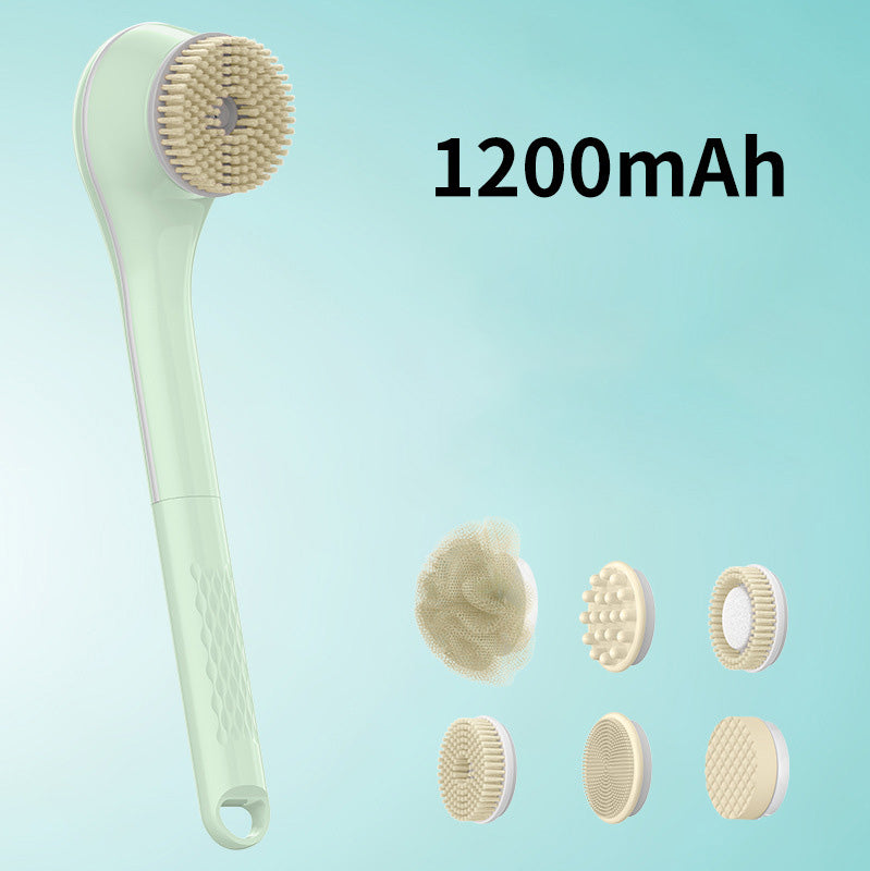 🛁 Spazzola Elettrica Corpo con Manico Lungo IPX7