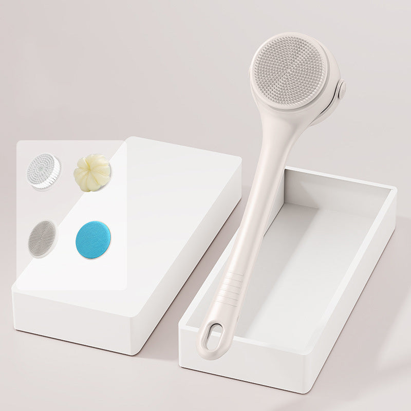 🛁 Spazzola Elettrica Corpo con Manico Lungo IPX7