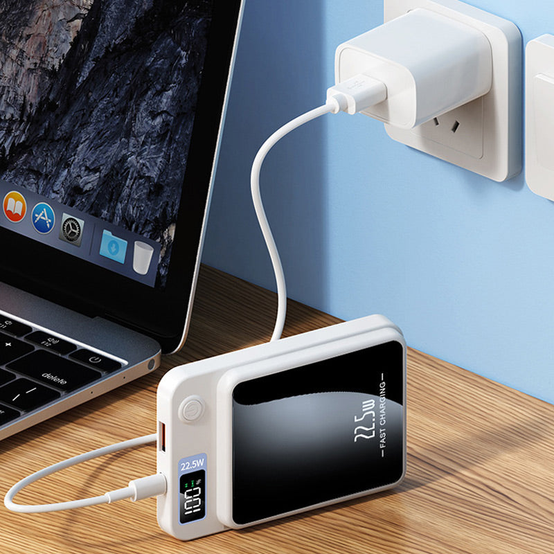 Batteria esterna ultra-sottile da 20.000 mAh, ricarica rapida da 22,5 W