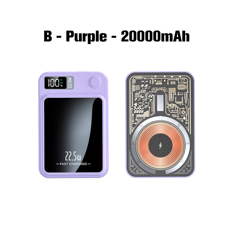 Batterie externe ultra-fine 20 000 mAh, charge rapide 22,5 W