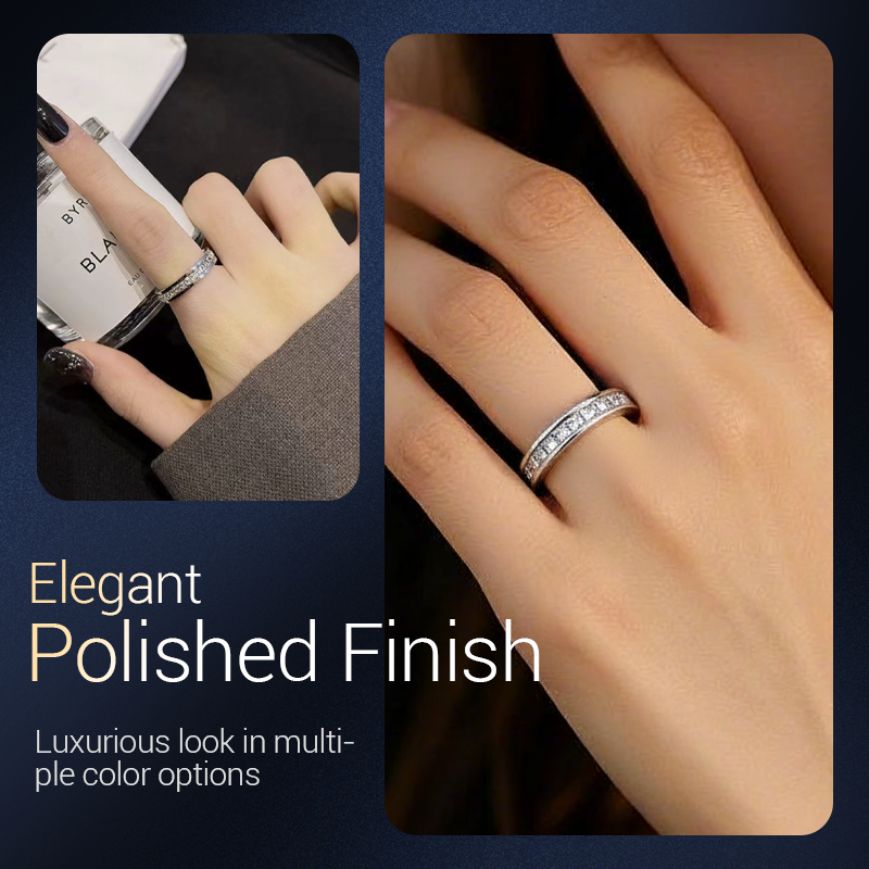 Bague tournante en acier titane avec zircone