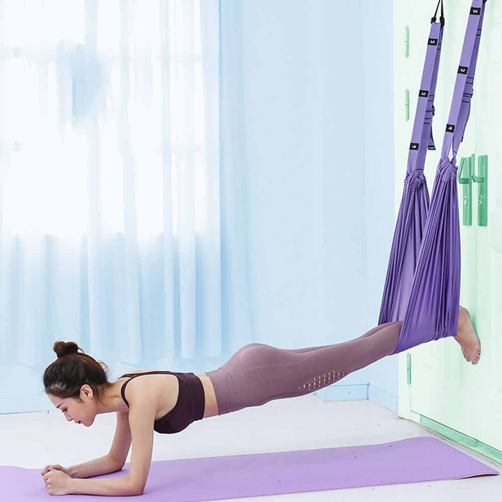 Cinghia per yoga aereo per allungare la schiena