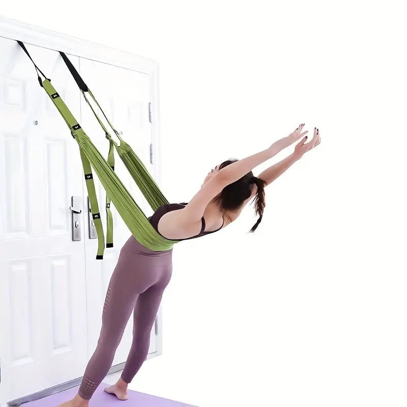 Cinghia per yoga aereo per allungare la schiena
