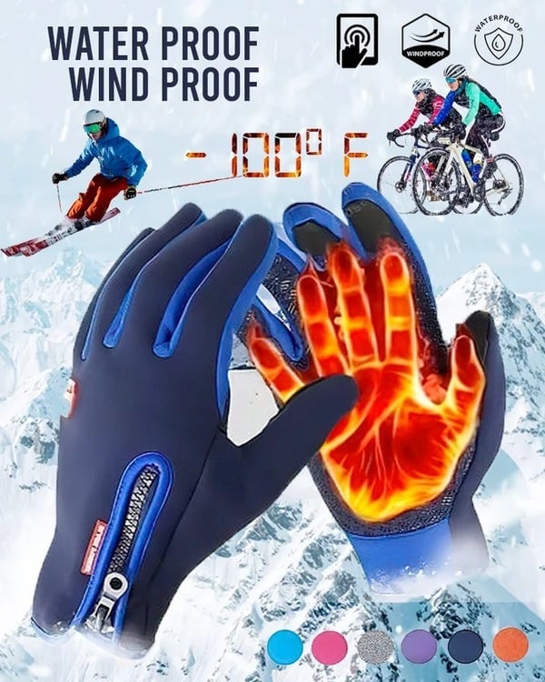 Guantes térmicos compatibles con pantallas táctiles