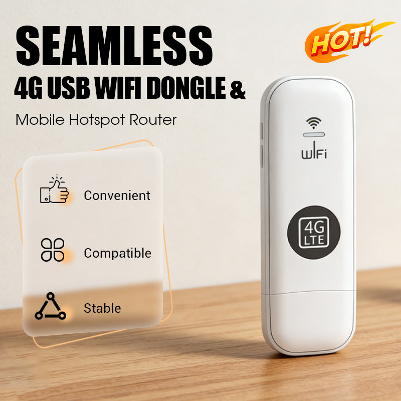 Adattatore WiFi USB 4G portatile, hotspot mobile 150 Mbps