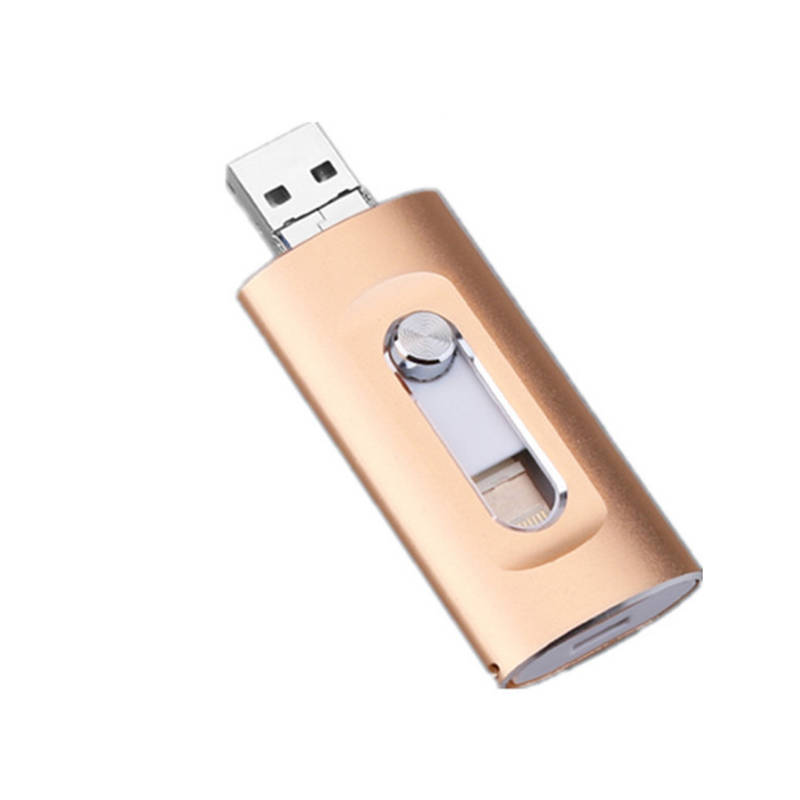 Chiavetta USB ad alta velocità 3 in 1 in metallo