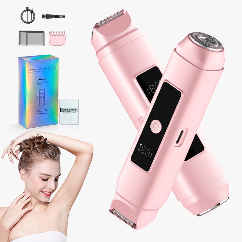 Afeitadora eléctrica doble para bikini y cuerpo