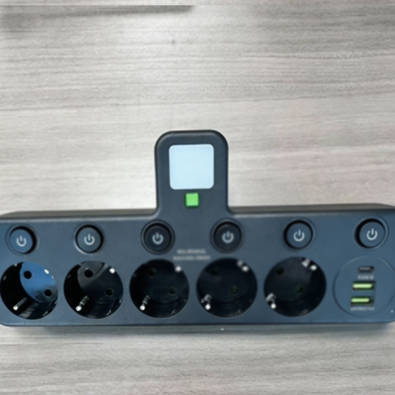 Adaptateur secteur UE à interrupteurs indépendants