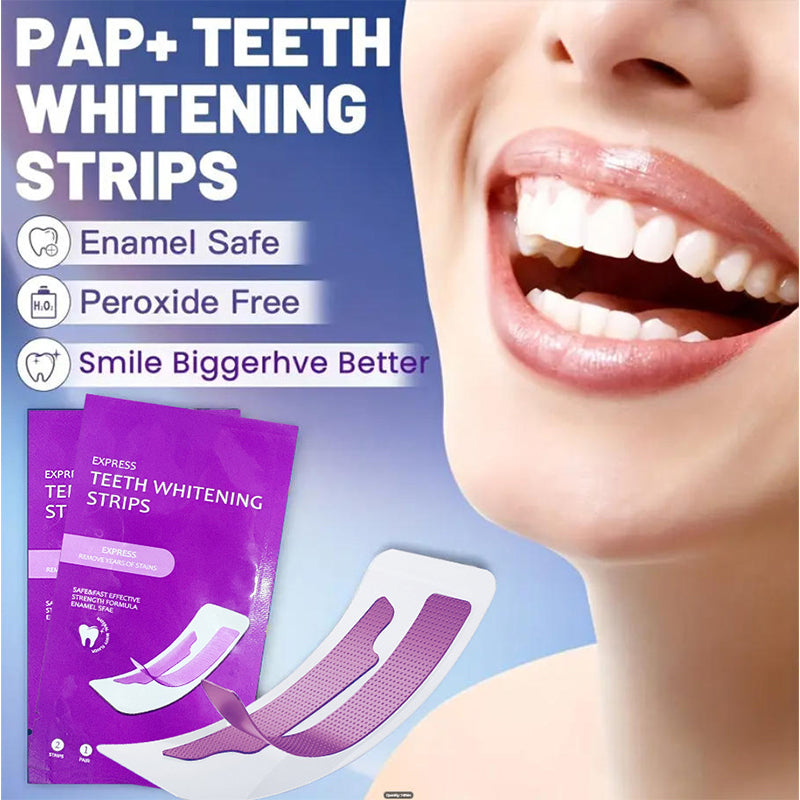 Tannblekningsstriper med mynte