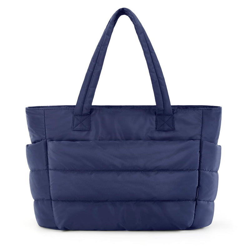 Borsa tote leggera rosa acceso da donna