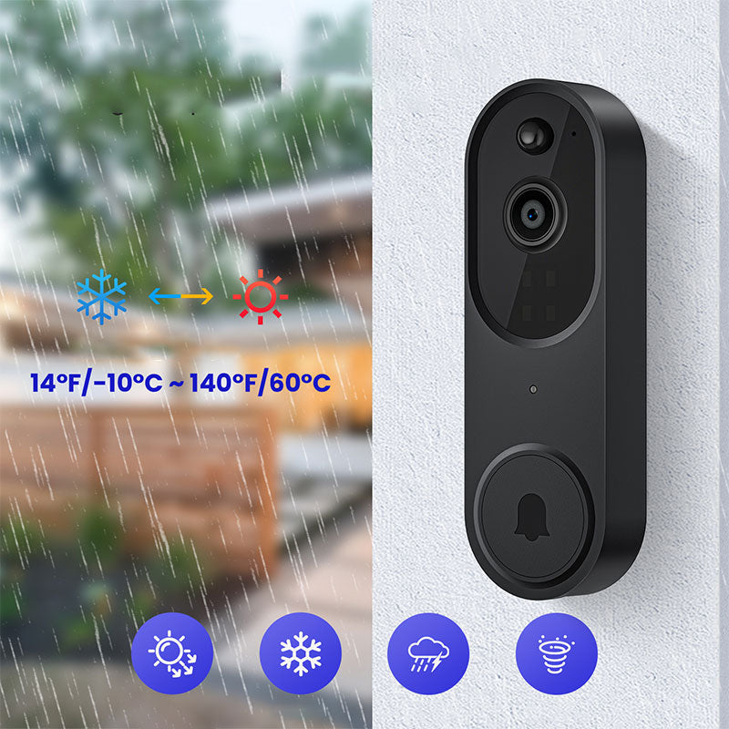Timbre con vídeo HD inalámbrico con timbre para casa conectada