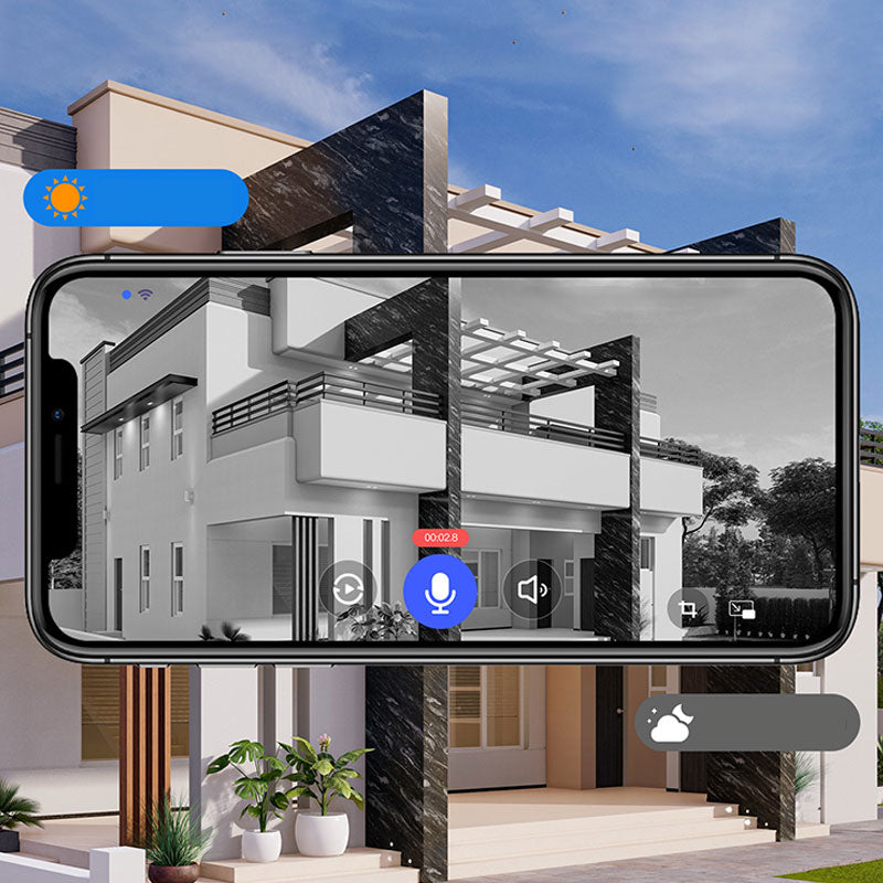Timbre con vídeo HD inalámbrico con timbre para casa conectada
