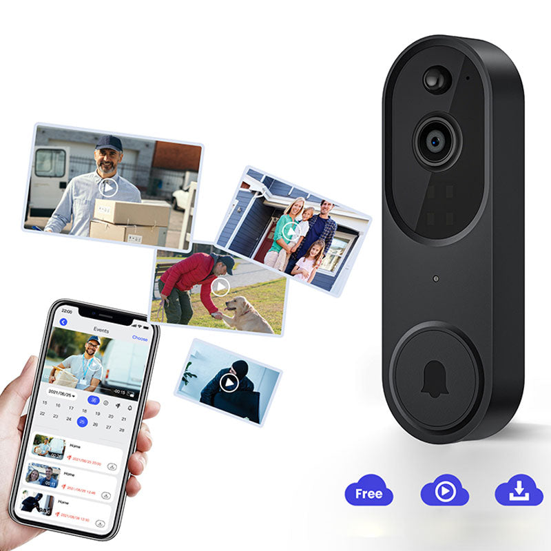 Videocitofono HD wireless con campanello per casa connessa