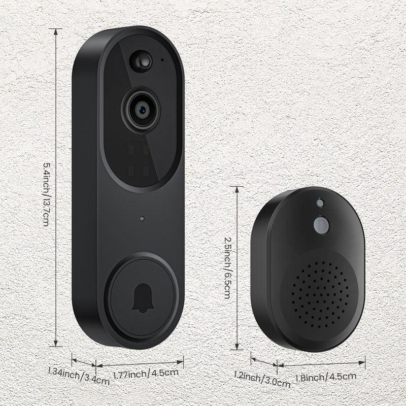 Timbre con vídeo HD inalámbrico con timbre para casa conectada