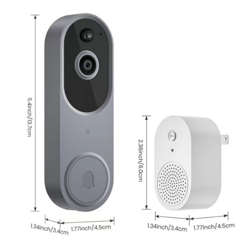 Timbre con vídeo HD inalámbrico con timbre para casa conectada