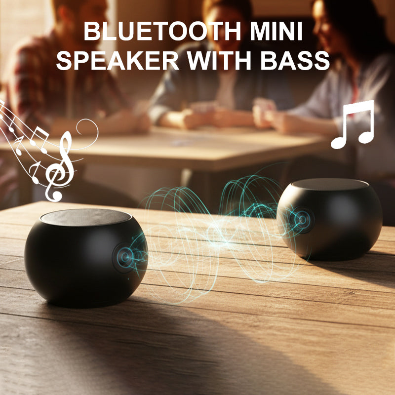 Mini enceinte Bluetooth avec basses puissantes