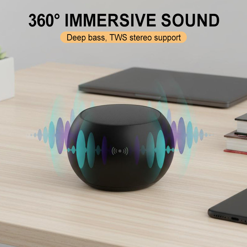Mini enceinte Bluetooth avec basses puissantes