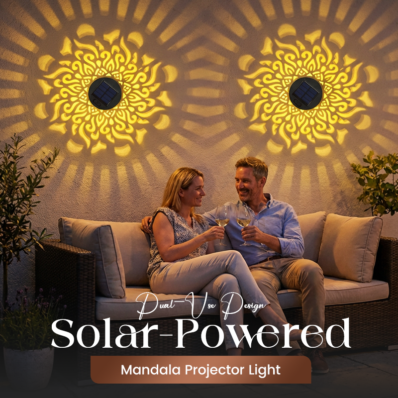 Projecteur mandala solaire