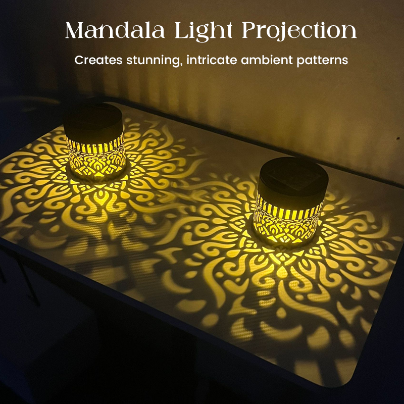 Proyector solar de mandalas