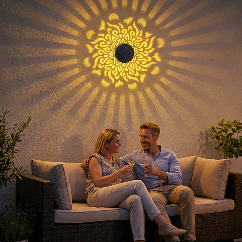 Proyector solar de mandalas