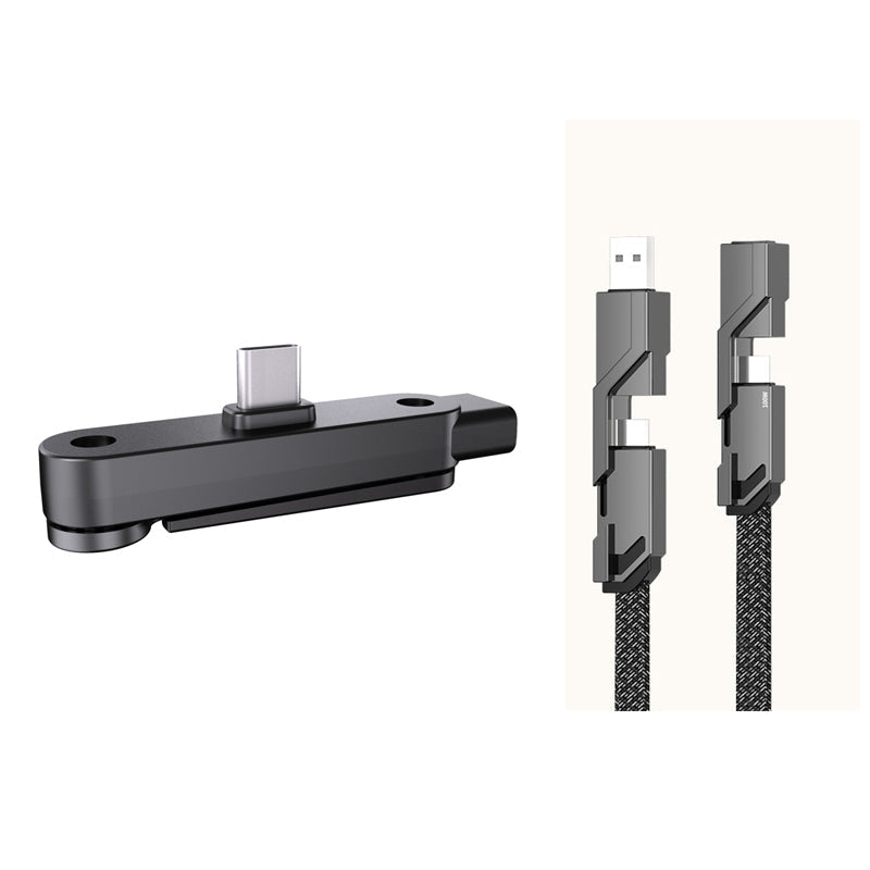 Adaptateur de charge rapide avec support pliable à 360° pour téléphone