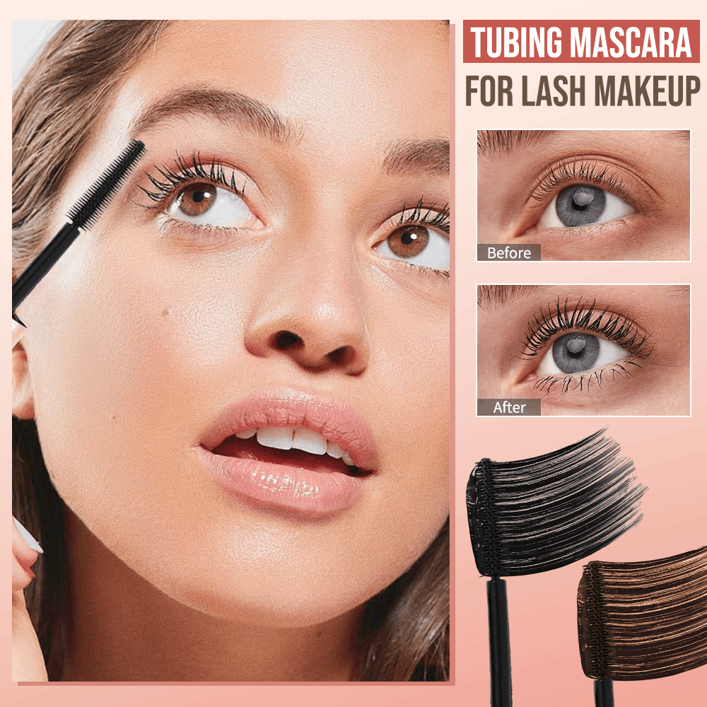 Coppia di mascara tubing nero e marrone