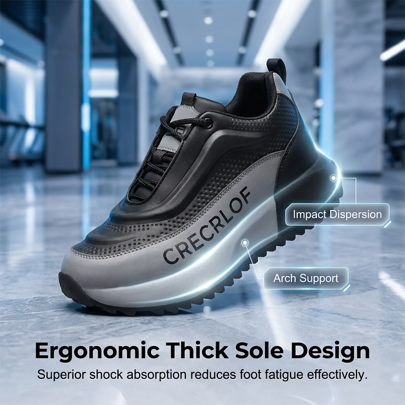 Scarpe da uomo con suola spessa