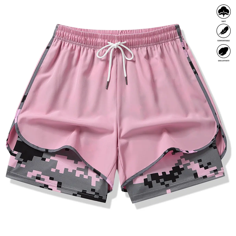 Short sportivi 2 in 1 da donna