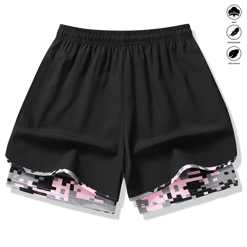 Short deportivo 2 en 1 para mujer