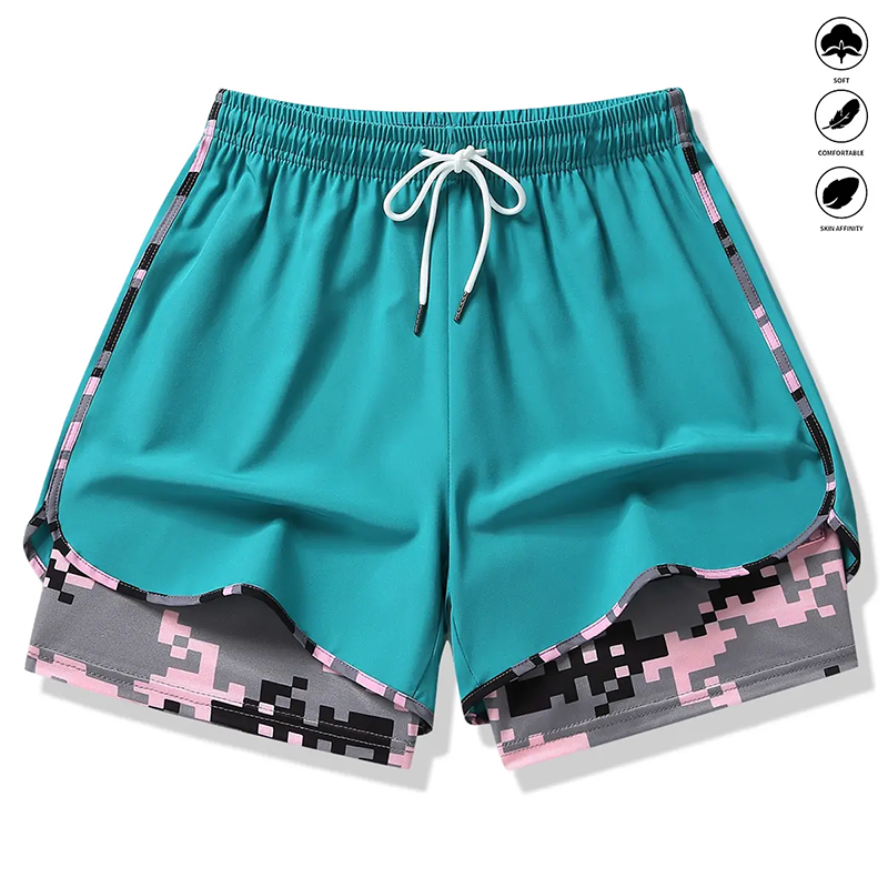 Short sportivi 2 in 1 da donna