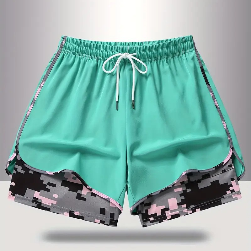 Short sportivi 2 in 1 da donna
