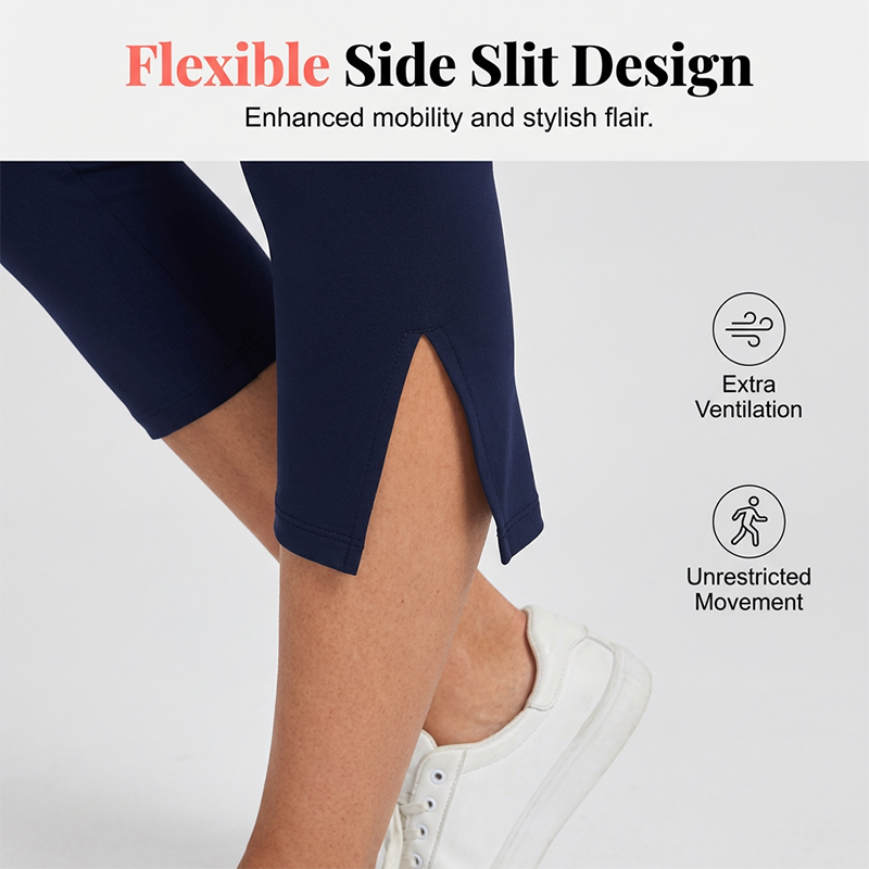 Pantalones piratas de yoga para mujer, elásticos y moldeadores