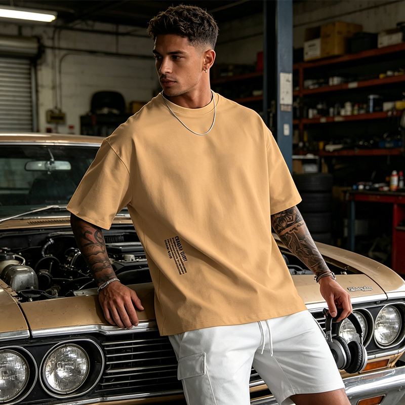 Oversized t-skjorte for menn