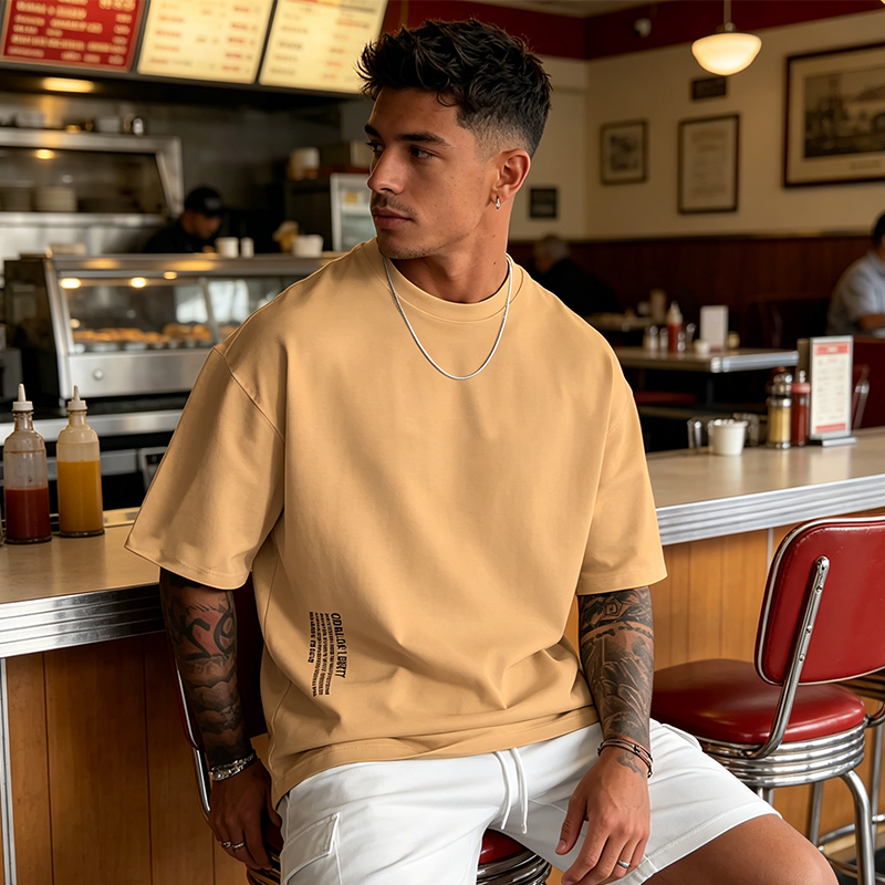 Oversized t-skjorte for menn