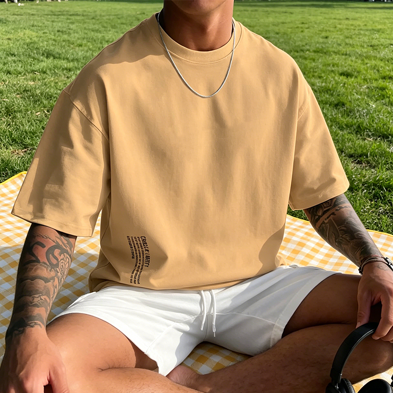 Oversized t-skjorte for menn