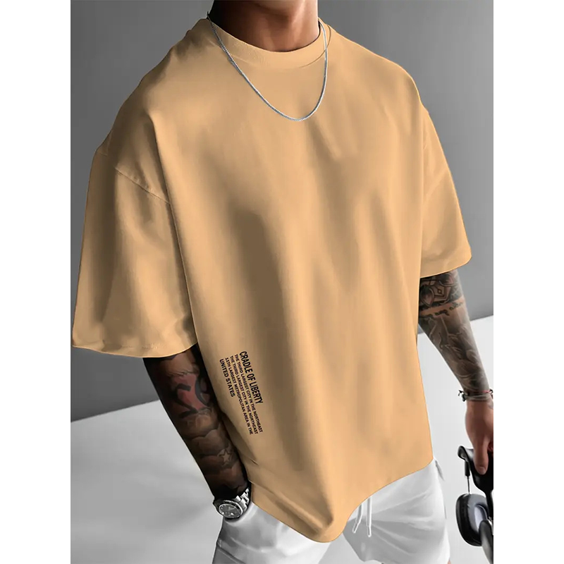 Oversized t-skjorte for menn
