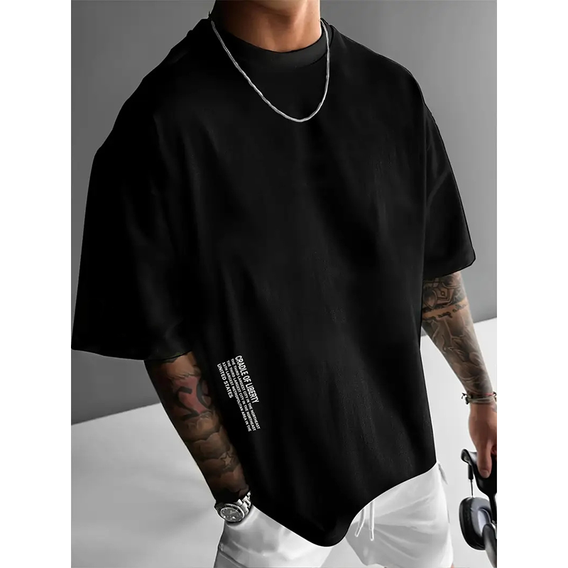 Oversized t-skjorte for menn