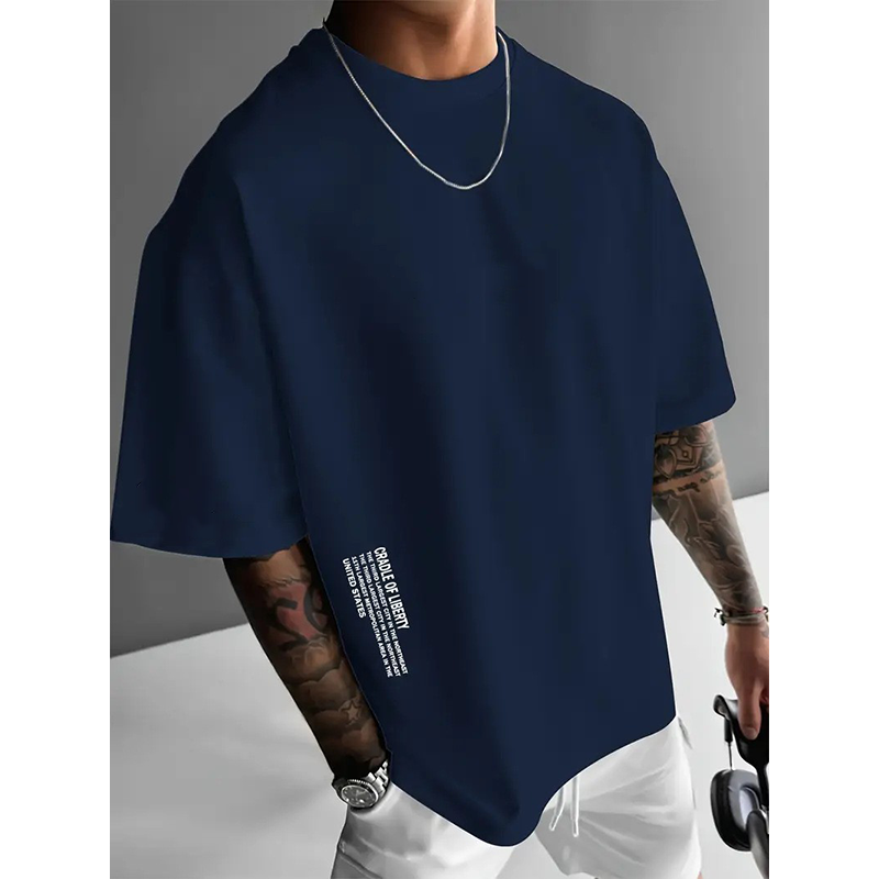Oversized t-skjorte for menn