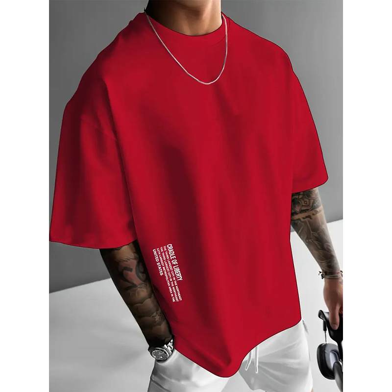 Oversized t-skjorte for menn